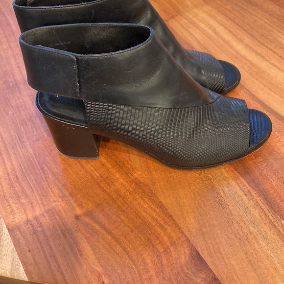 Vince black open toe booties – like new - Picture 3 of 7